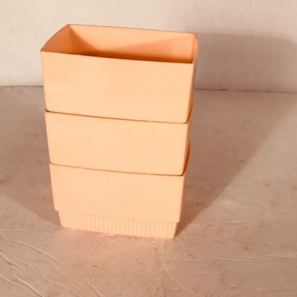 Clarolyte Vintage Bathroom Decor 1960 Lotion Swabs Containers VTG Shabby Chic - Picture 9 of 14